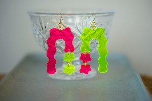 Acrylic earrings
